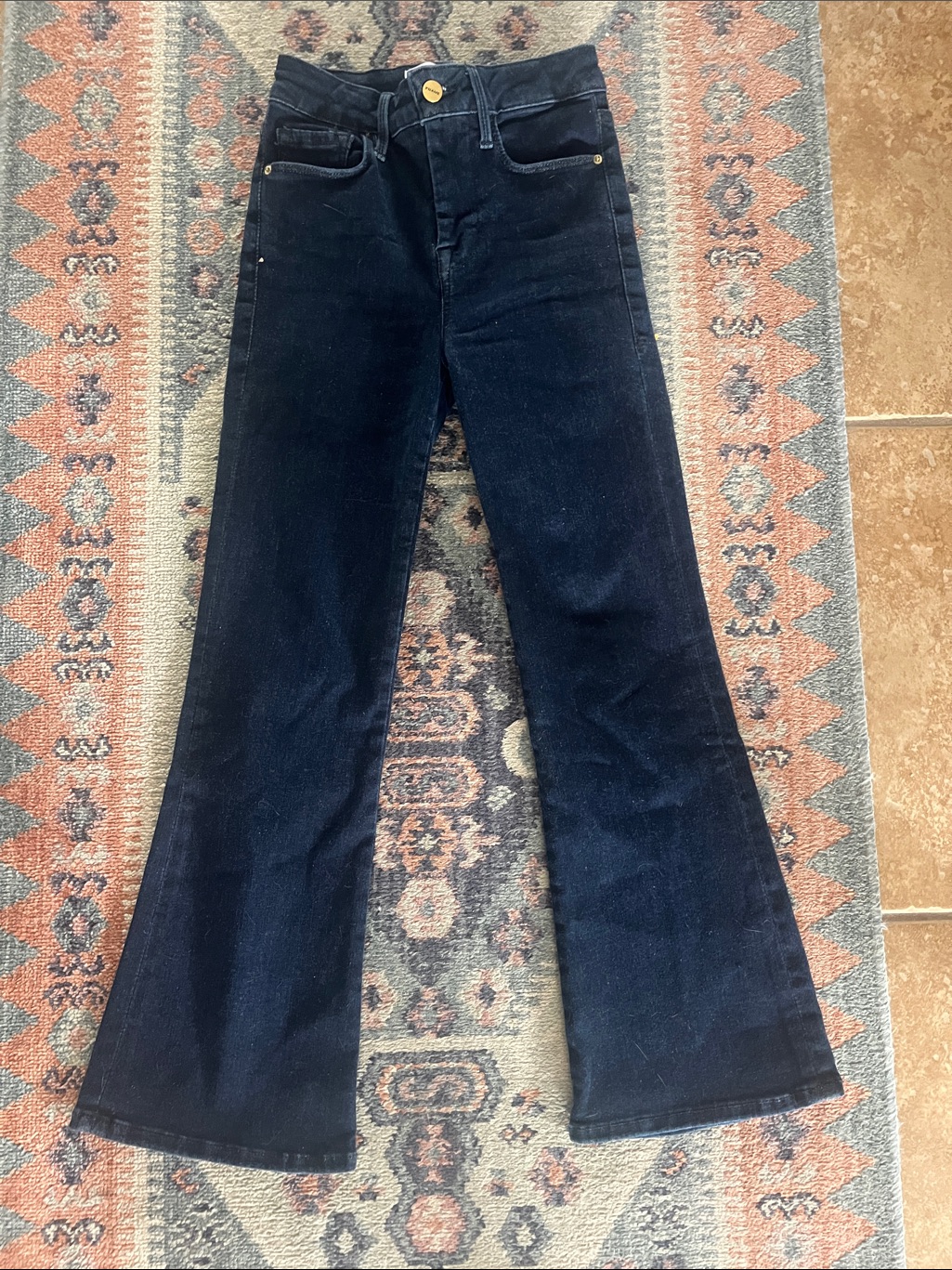 Frame Le One Crop Mini Boot Jean